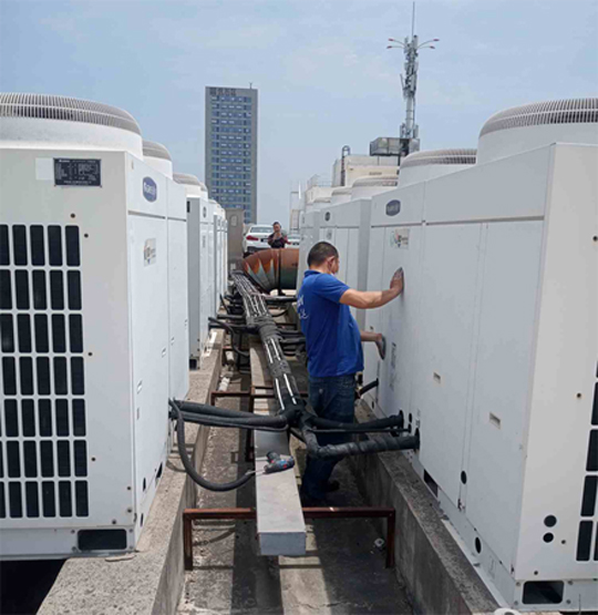 青云谱中央空调制热和不制冷系统维修方法